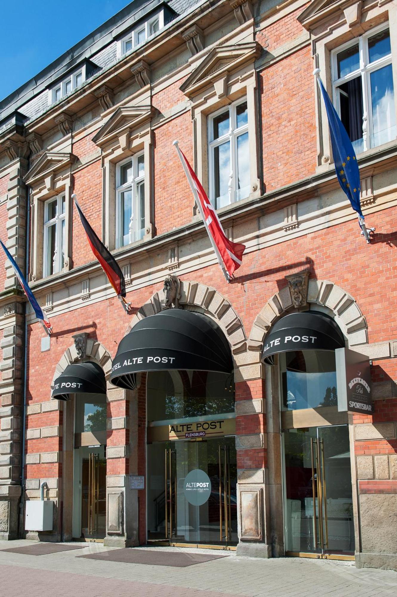 Hotel Alte Post フレンスブルク エクステリア 写真